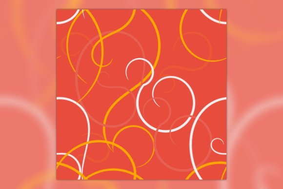 Abstract Bright Swirls Seamless Pattern