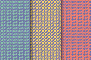 Circle Bold Pattern Flat Pastel Design