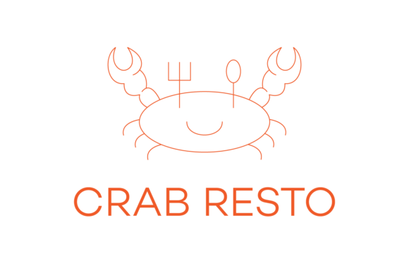 Crab Resto Logo: A Versatile Design for Brands and Creators