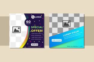Dark Blue and Light Square Banner: A Versatile Graphic Resource for Creative Projects