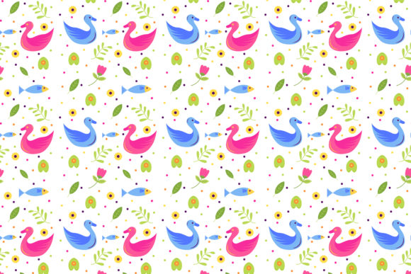 Duck Tropical Pattern