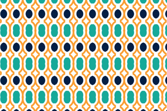 Flat Pattern Curve Circle Design