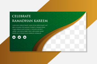 Green Gold Islamic Horizontal Banner