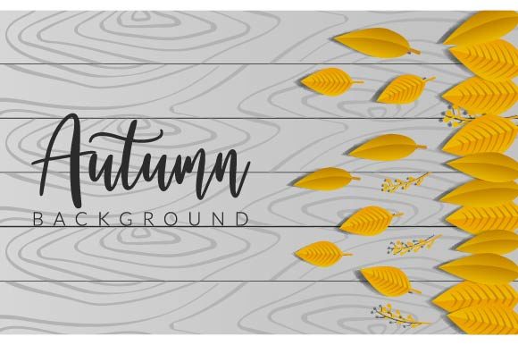 Hello Autumn Background Website Element