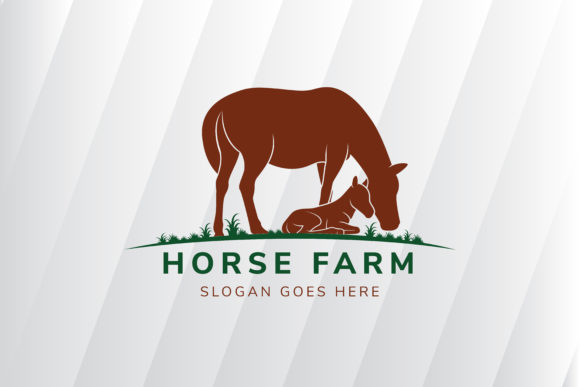 Horse Farm Logo Template: A Modern Vector Design for Nature-Inspired Brands