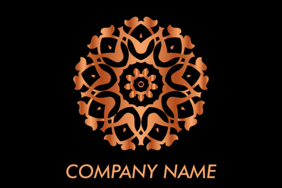 Logo Ornament Rose Gold Color: A Versatile Design Asset for Modern Creations
