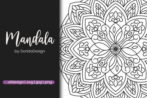 Mandala Coloring Page Design for Adult