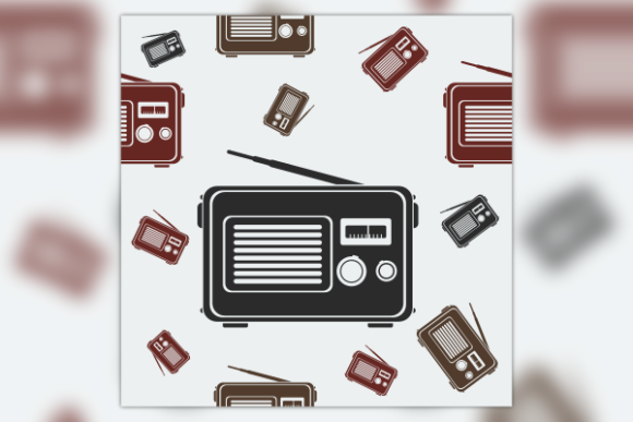 Old Classic Radio Seamless Pattern: A Versatile Design for Modern and Vintage Projects