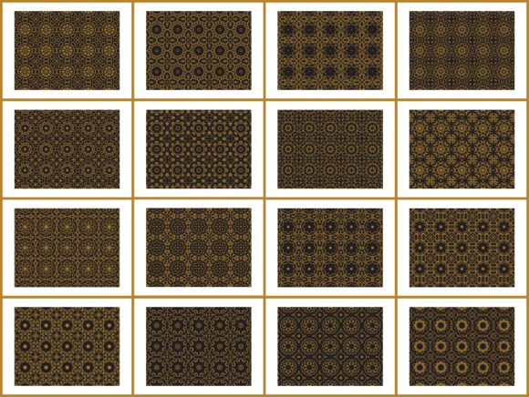Pattern Gold Seamless 16 Ornament: A Modern Approach to Decorative Design