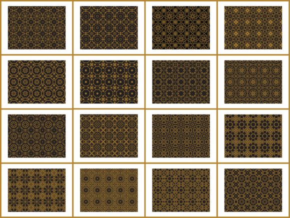 Pattern Gold Seamless Bundling 16