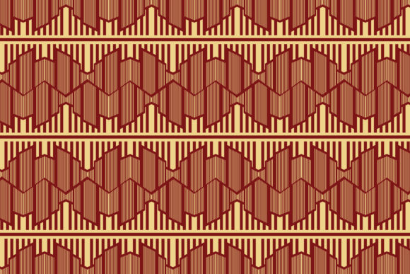 Red Gold Geometric Pattern: A Luxurious Design for Modern Creativity