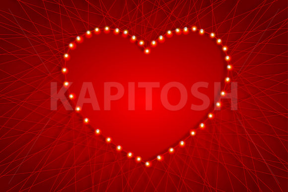 Red Thread Heart for Valentine's Day
