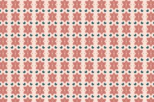 Seamless Pattern Leaf and Flower Pastel