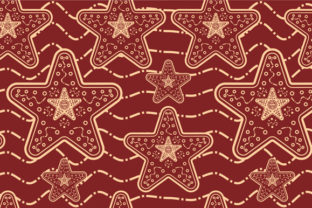 Star Seamless Pattern: A Modern Interpretation of Javanese Batik