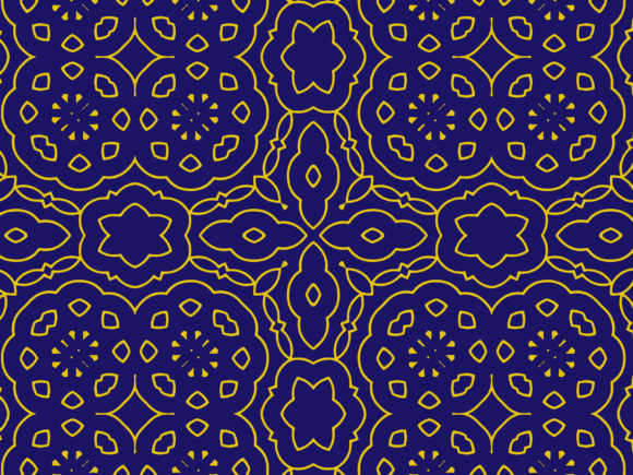 The Rise of Pattern Islamic Blue Vector Background in Modern Design and Decor