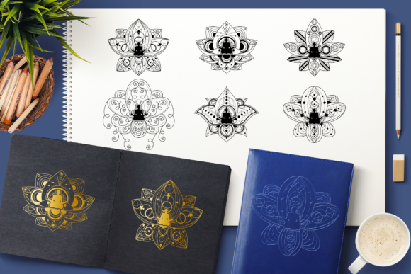 Yoga in Lotus Clipart Set: A Guide to Choosing and Using Sacred Symbols with Purpose
